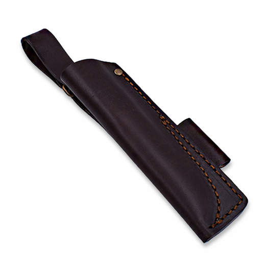Brisa Trapper 115 Scheide, bushcraft w/ firesteel holder, left
