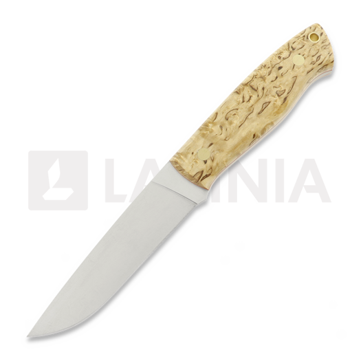Ніж Brisa Trapper 115, Elmax flat, curly birch, firesteel