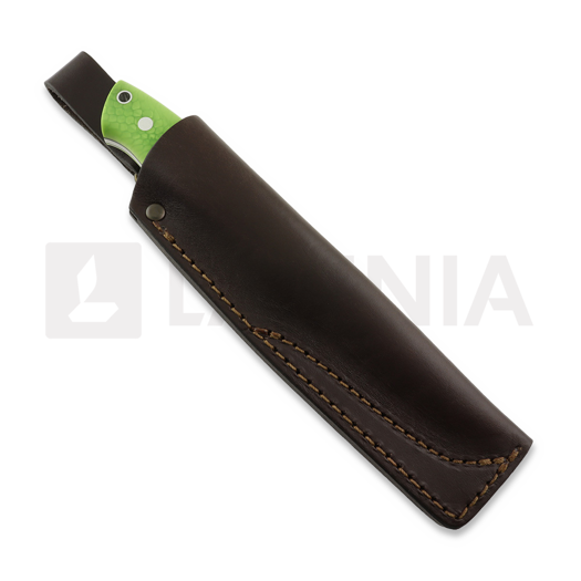 Brisa Trapper 115 Elmax Flat peilis, Green Mamba