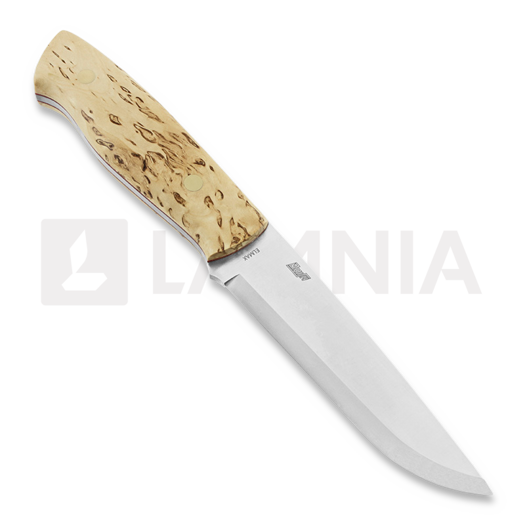 Brisa Trapper 115 칼, Elmax Scandi, curly birch