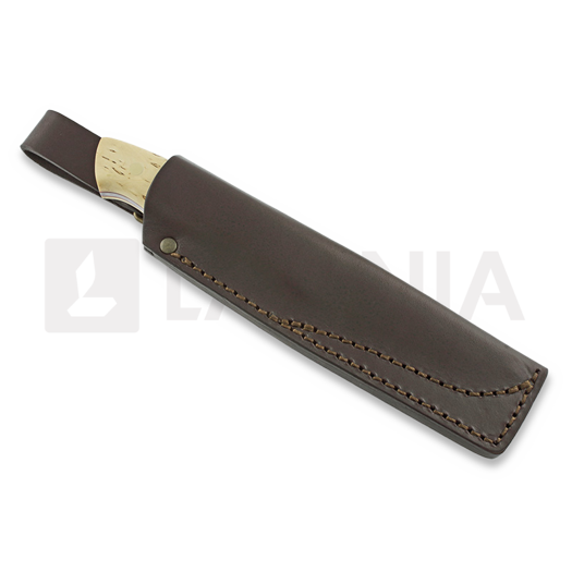 Brisa Trapper 115 puukko, Elmax Scandi, curly birch