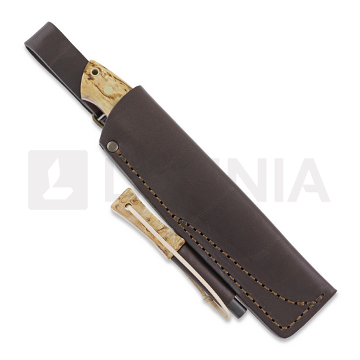Nůž Brisa Trapper 115, Elmax Scandi, curly birch, firesteel