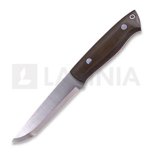 Brisa Trapper 115 Elmax Scandi 칼, Green Micarta