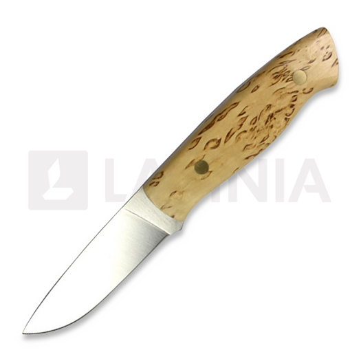 Brisa Trapper 95 kniv, Elmax flat, curly birch