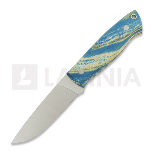Нож Brisa Trapper 95, Elmax, flat, stab.pagoda, blue