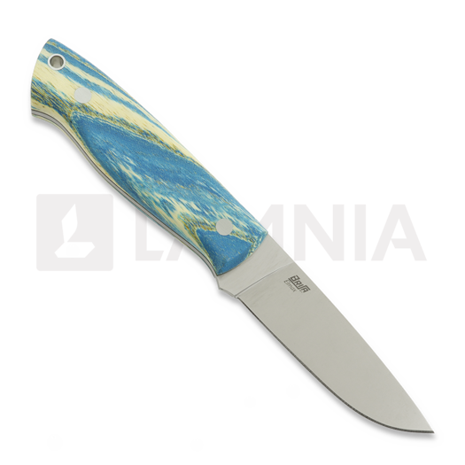 Brisa Trapper 95 knife, Elmax, flat, stab.pagoda, blue