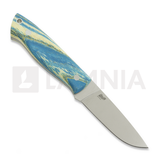 Brisa Trapper 95 knife, Elmax, flat, stab.pagoda, blue