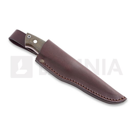 Brisa Trapper 95 kniv, Elmax, Scandi, grøn