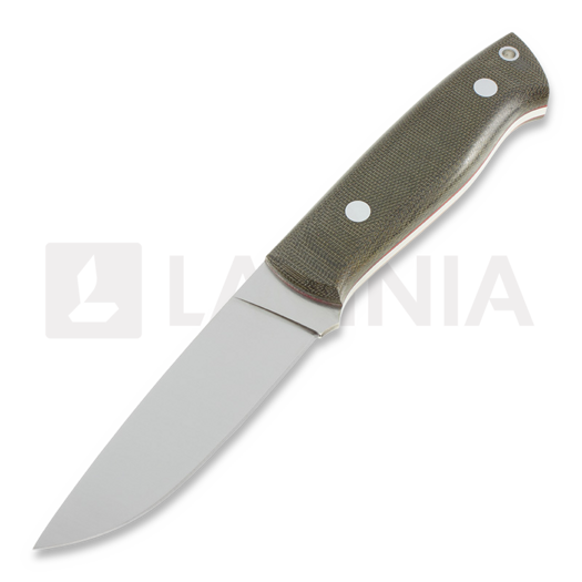 มีดล่าสัตว์ Brisa Trapper 95, N690 Flat Ground, green