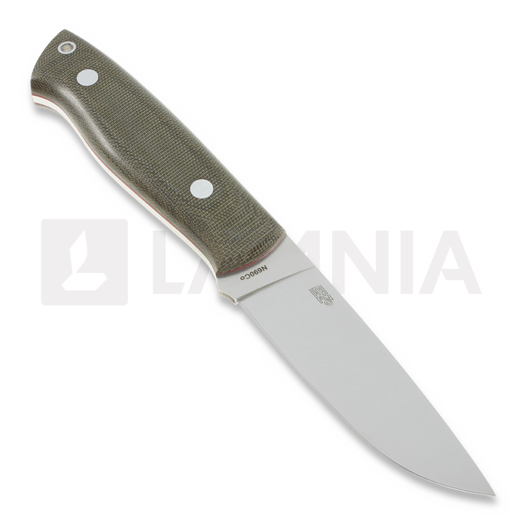 Brisa Trapper 95 medžioklės peilis, N690 Flat Ground, žalia