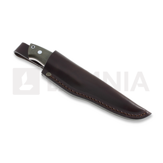 Brisa Trapper 95 jagtkniv, N690 Flat Ground, gr&oslash;n