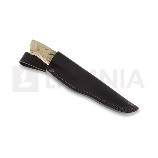 Lovecký nôž Brisa Trapper 95, O-1 Scandi, curly birch