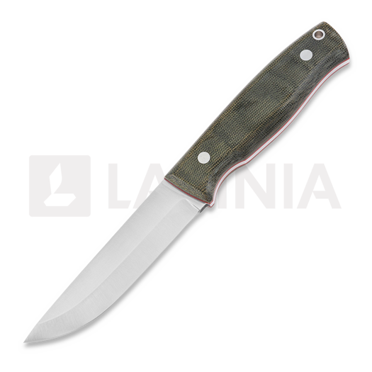 Brisa Trooper 115, scandi, green canvas micarta