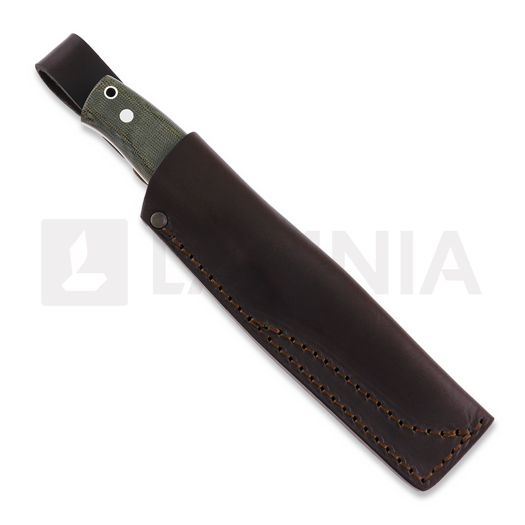 Brisa Trooper 115, scandi, green canvas micarta