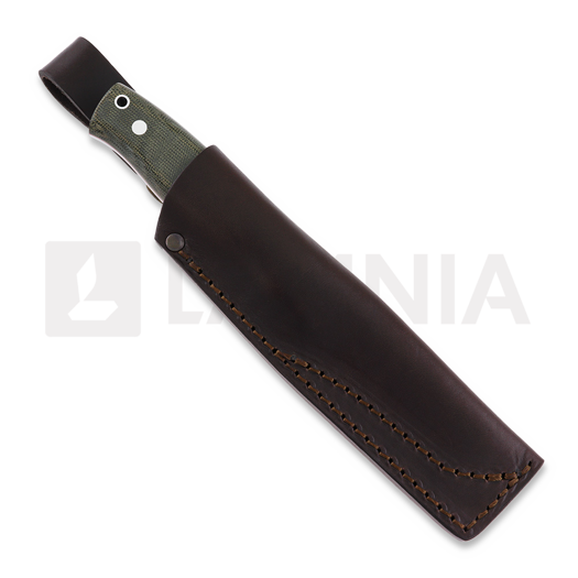 Brisa Trooper 115, scandi, green canvas micarta