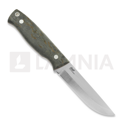 Coltello Brisa Trooper 115, scandi, stabilized curly birch