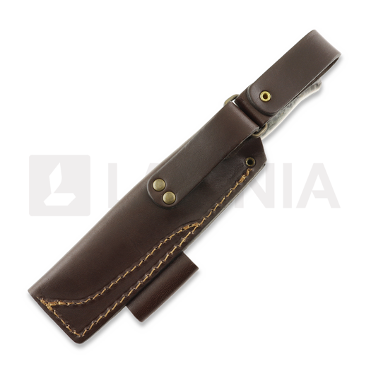 Couteau Brisa Trooper 95, scandi, stab. curly birch, firesteel holder sheath