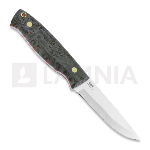 Brisa Trooper 95 kniv, scandi, stabilized curly birch