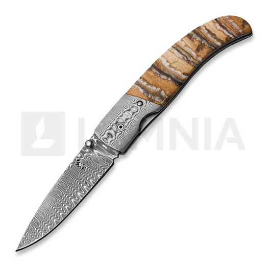 Browning Damascus Linerlock Mammoth kääntöveitsi