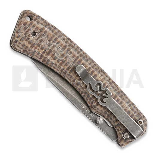 Browning Micarta Linerlock k&auml;&auml;nt&ouml;veitsi