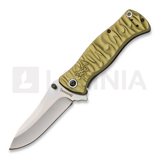 Browning River Stone foldekniv, grønn