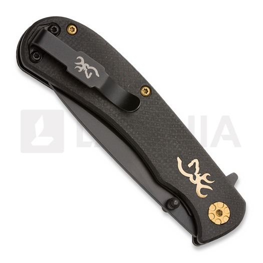 Browning Rivet sulankstomas peilis, juoda