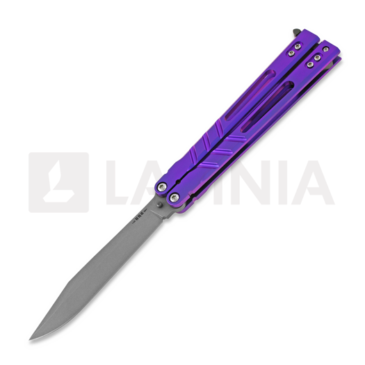 Нож пеперуда BRS Alpha Beast Premium ALT, purple