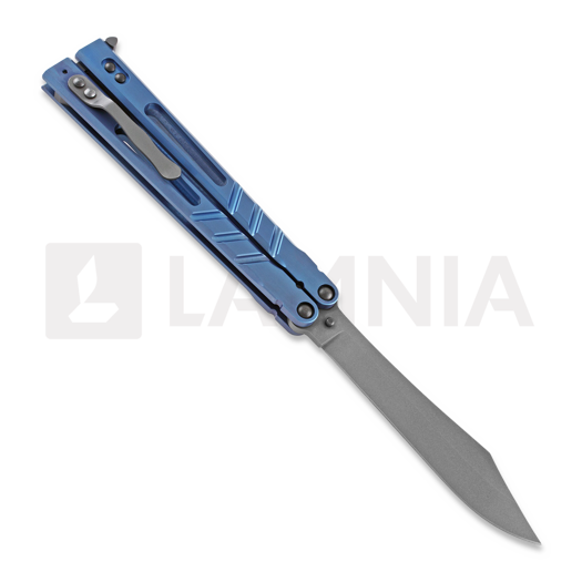 BRS Alpha Beast Premium butterfly knife, blue