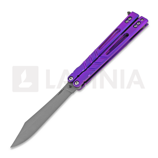 Нож пеперуда BRS Alpha Beast Premium, purple