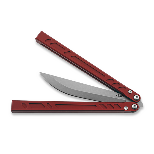 BRS Aluminum Channel Barebones perhosveitsi, Red Anodized