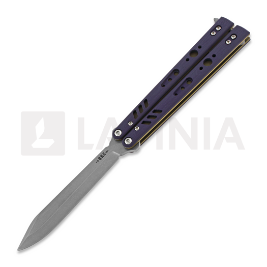 BRS Replicant Premium ALT balisong, purple/gold