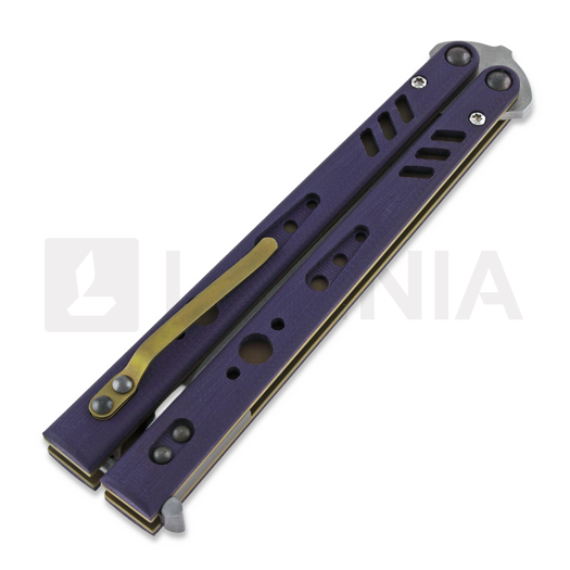 BRS Replicant Premium ALT balisong, purple/gold