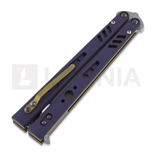 BRS Replicant Premium ALT balisong, purple/gold