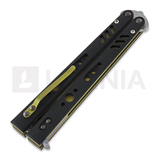 BRS Replicant Premium Tanto balisong, black/gold