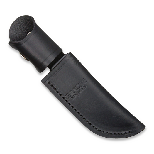 Buck Belt Sheath Black Leather BU103S