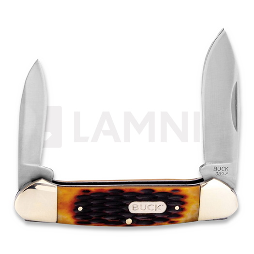 Pocket knife Buck Canoe Brown Jig Bone BU389BNSWM