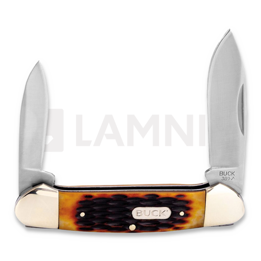 Pocket knife Buck Canoe Brown Jig Bone BU389BNSWM