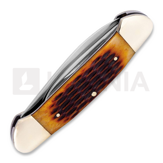 Buck Canoe Brown Jig Bone Pocket knife BU389BNSWM