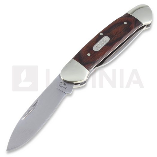 Buck Canoe foldekniv, wood BU389BRS
