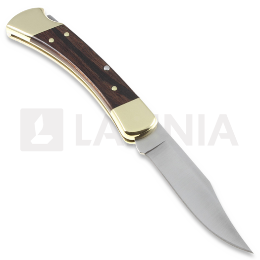 Buck Folding Hunter 110 kääntöveitsi, nahkainen vyökotelo BU110