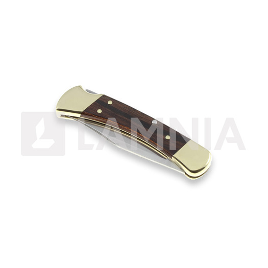 Buck Folding Hunter 110 kääntöveitsi, nahkainen vyökotelo BU110