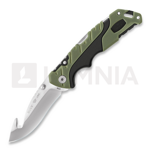 Skladací nôž Buck Large Pursuit Guthook Lockback BU660GRG