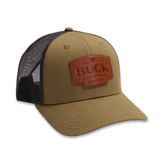 Buck Mesh Embroidered Hat OD Green caps BU14244