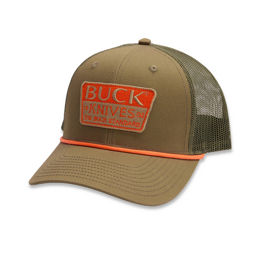 Buck Mesh Felt Patch Hat Navy keps BU14250