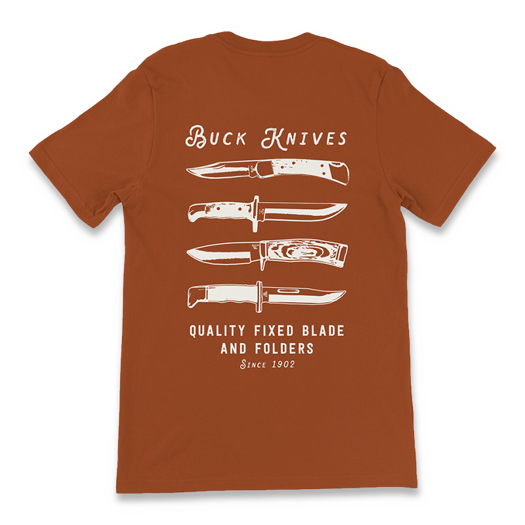 Buck Quality Blades Tee t-paita, XL BU13379