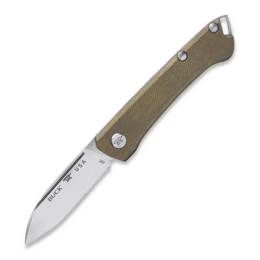 Buck Saunter Folder DP Micarta Taschenmesser BU250GRS