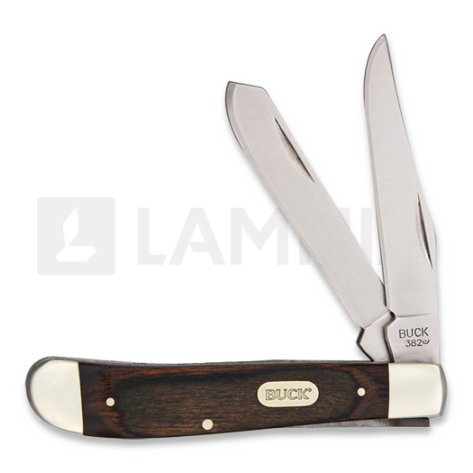 Buck Trapper 折り畳みナイフ BU382BRW