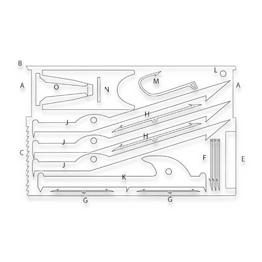 Bushcraft Essentials JV Survival Card