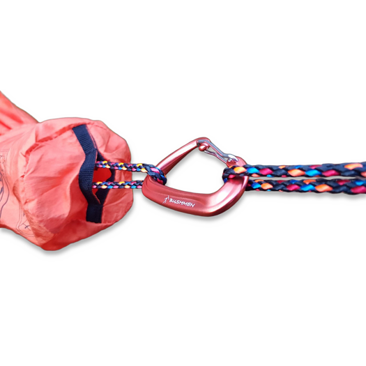 Bushmen Hammock ZEN with carabiners, orange
