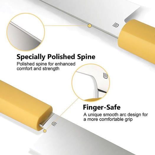 Butterfork Chef's Knife Yellow